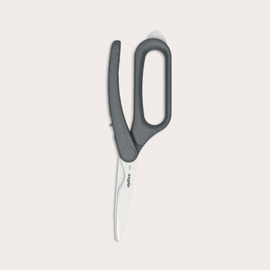 A pair of Zyliss All Purpose Shears with stainless steel blades and ergonomic handles, shown closed on a plain light background.