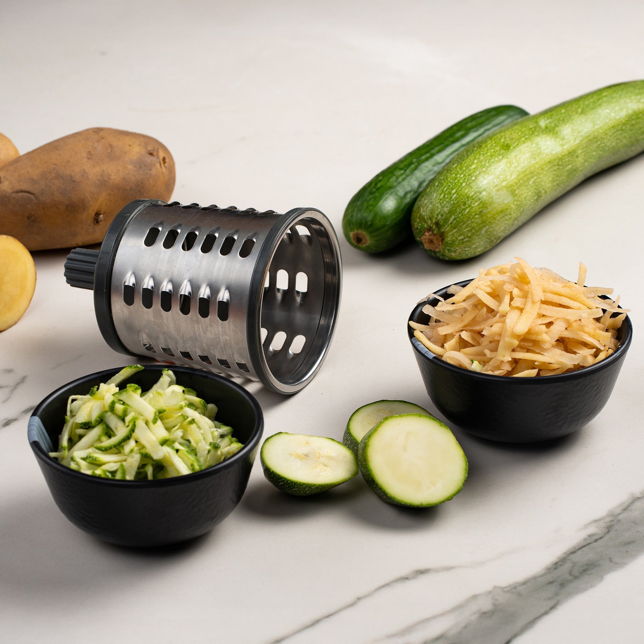Zyliss Gourmet Drum Grater - Precision Kitchen Grating Tool