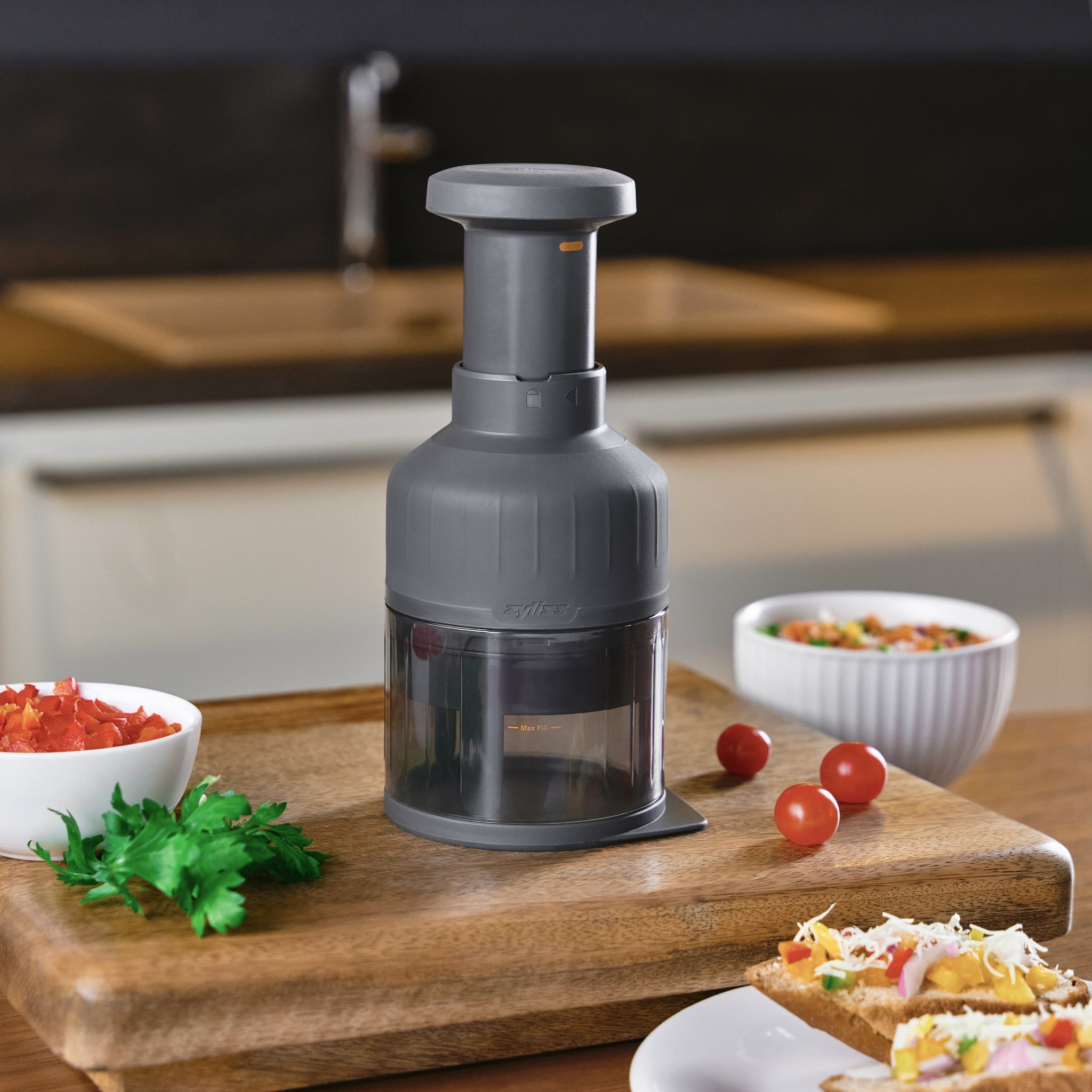 Zick Zick 3 Food Chopper – Classic, Efficient & Ergonomic Kitchen