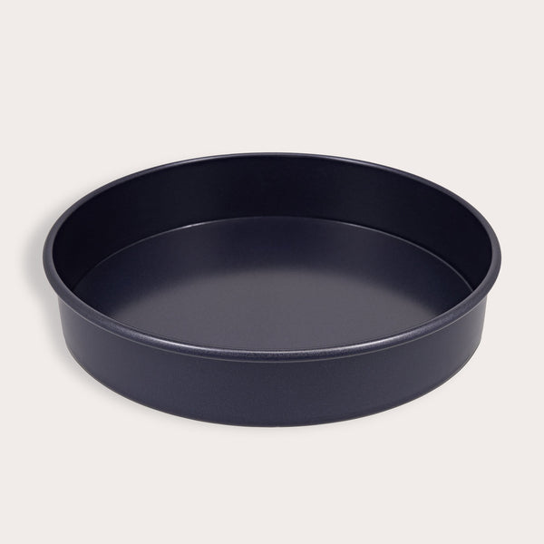 The Zyliss Durable Non-Stick Removable Base Cake Pan, featuring a carbon steel body and black finish, is shown on a plain background. A circular label at the top left reads 3 for 2 mix & match. #20cm/8"