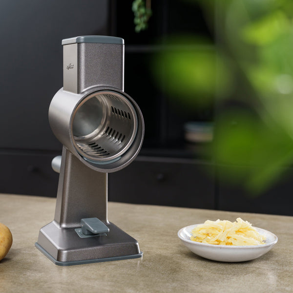 Zyliss Coarse Grating Drum Gourmet accessory in a kitchen lifestyle scene.