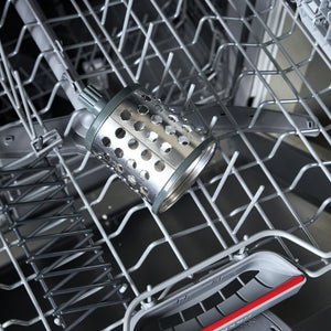 Zyliss Coarse Grating Drum Gourmet in use with the Gourmet Drum Grater.