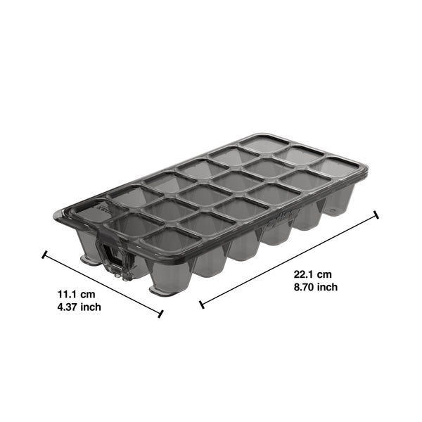 Zyliss Classic Ice Cube Tray dimensions graphic 1.